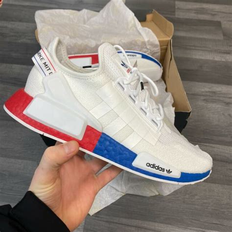 adidas nmd weiß blau rot kaufen|adidas nmd schuhe herren.